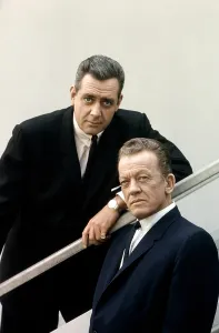1950s Tv Prints: PERRY MASON, from left, Raymond Burr, William Talman, (1963), 1957-66