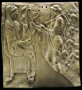 Greece Prints: Persephone Receiving God Dyonisus