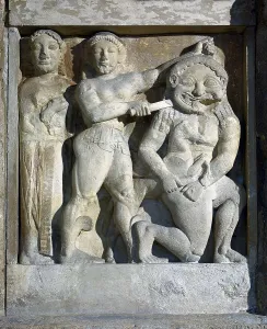 Greece Prints: Perseus and Medusa. 301 BC. Metope