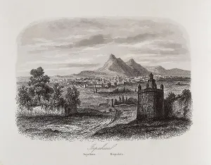 Aisan Prints: Persia (1863). Isfahan. Picture of 'Historia General de las Misiones' (General History of Missions)