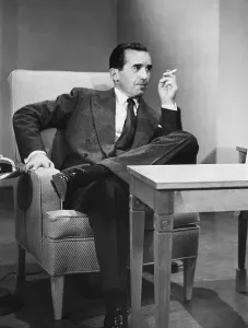 Smoking Cigarette Prints: PERSON TO PERSON, Edward R. Murrow, host, 1953-1961