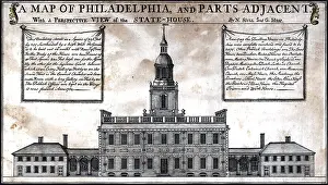 1750s Prints: A perspective view of the State-House in Philadelphia