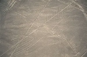 Pre Columbian Prints: PERU. ICA. Palpa-Nazca Lines. Ceremonial and ritual geoglyphs (200-700 AD)
