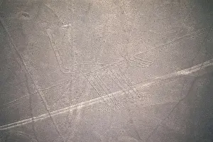 Pre Columbian Prints: PERU. ICA. Palpa-Nazca Lines. Ceremonial and ritual geoglyphs (200-700 AD)
