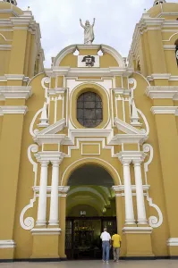 Trujillo Prints: PERU. Trujillo. Arms Square. Faade of the cathedral