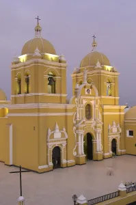 Trujillo Prints: PERU. Trujillo. Cathedral in Arms Square. AISA/Everett Collection**US SALES ONLY**