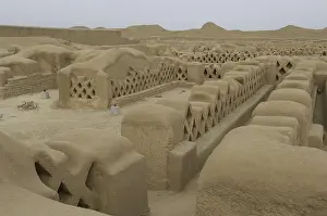 Peru Prints: PERU. Trujillo. Chan Chan. Chan Chan Archaeological Site (850-1470)