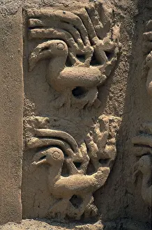 Foreground Prints: PERU. Trujillo. Chan Chan. Mural decoration