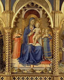 Triptych Prints: Perugia Triptych - Polyptych of St