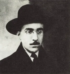 Poem Prints: PESSOA, Fernando (1888-1935). Portuguese poet. AISA/Everett Collection**US SALES ONLY**