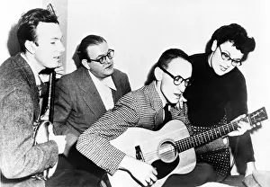 Pete Prints: Pete Seeger (b. 1919) with his folk music group