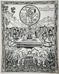 Petrarch 1304 1374 Prints: PETRARCH (1304-1374). Allegory of Petrarch (16th c)