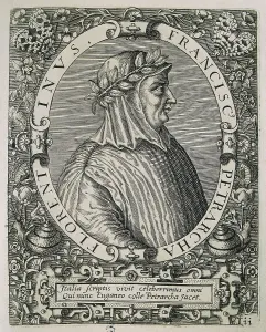 Petrarch 1304 1374 Prints: PETRARCH (1304-1374). Etching. SPAIN
