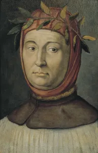 Petrarch 1304 1374 Prints: PETRARCH (1304-1374). Portrait by anonymus author