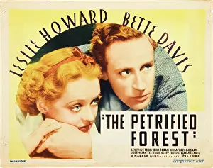 THE PETRIFIED FOREST, Bette Davis, Leslie Howard, 1936