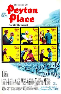 Gossip Prints: PEYTON PLACE, US poster art, 1957