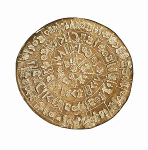 Creta Prints: Phaistos Disc. s.XV BC. GREECE