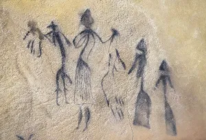 Educated Prints: Phalic dance of type stylized-naturalistic