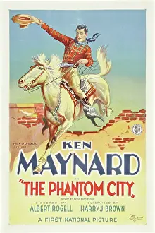 3ev In Prints: THE PHANTOM CITY, Ken Maynard, 1928