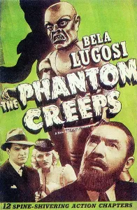 THE PHANTOM CREEPS, from left: Robert Kent, Dorothy Arnold, Bela Lugosi, 1939