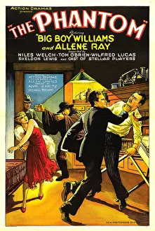 2009 Prints: THE PHANTOM, left: Allene Ray, center: Guinn Big Boy Williams, 1931