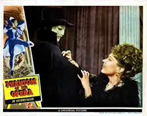 PHANTOM OF THE OPERA, from left, Claude Rains, Jane Farrar, 1943