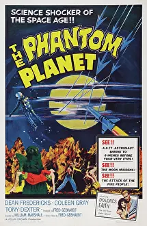 Science Fiction Prints: THE PHANTOM PLANET, US poster art, 1961
