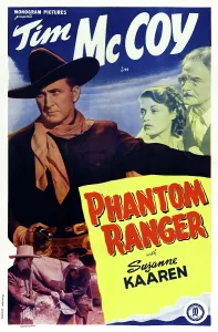 Kaaren Prints: PHANTOM RANGER, US poster, top from left: Tim McCoy, Suzanne Kaaren, John St. Polis, 1938