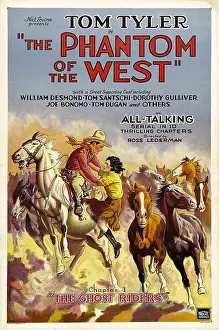 Serial Prints: THE PHANTOM OF THE WEST, Tom Tyler, 1931, Chapter 1: The Ghost Riders'