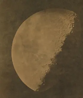 Astronomy Prints: Phase of the Moon in a March 1851 photograph by John Adams Whipple