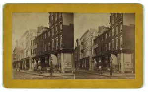 Retail Prints: Philadelphia in 1870. Chestnut Street below 11th street on the South Side