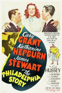 Jbp10ma14 Prints: THE PHILADELPHIA STORY, Cary Grant, Katharine Hepburn, James Stewart, 1940