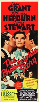 Insert Poster Prints: THE PHILADELPHIA STORY, Cary Grant, Katharine Hepburn, James Stewart, 1940