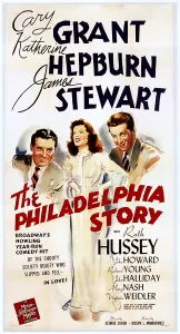 Stewart Prints: THE PHILADELPHIA STORY, from left: Cary Grant, Katharine Hepburn, James Stewart, 1940