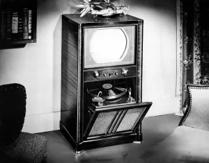 Phonograph Prints: Philco television set and phonograph