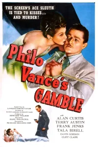 Vivian Prints: PHILO VANCE'S GAMBLE, US poster, top from left: Vivian austin, Alan Curtis, 1947