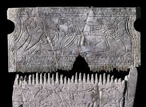 Aisas0220 Prints: Phoenician comb. 4th c. BC. From: Junon necropolis