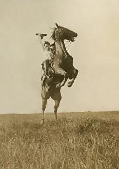 Texas Prints: Photographer Erwin E. Smith Riding a sunfisher