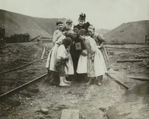 Johnston Prints: Photographer Frances Benjamin Johnston (back center)