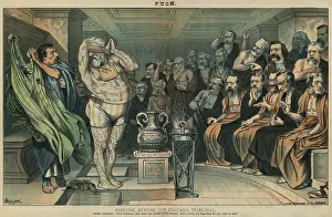 Drawings Prints: PHRYNE BEFORE THE CHICAGO TRIBUNAL