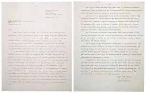 Enrico Prints: Physicist Albert Einstein's letter to President Franklin Roosevelt, Aug. 2, 1939