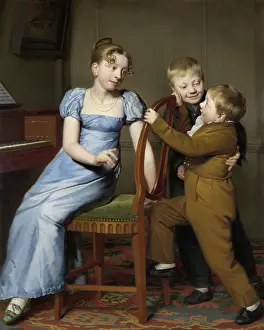 Turning Prints: Piano Practice Interrupted, by Willem Bartel van der Kooi
