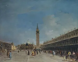 1760s Prints: PIAZZA SAN MARCO, by Francesco Guardi