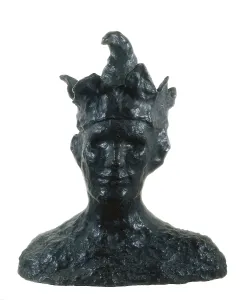 Malaga Prints: Picasso, Pablo (1881-1973). The Madman. 1905. Sculpture on bronze. FRANCE. Paris