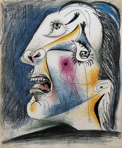 Malaga Prints: Picasso, Pablo (1881-1973). Sketch for 'Guernica'