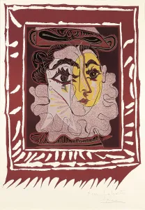 Woodcuts Prints: Picasso, Pablo (1881-1973). Woman in a Hat