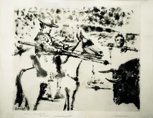 Malaga Prints: PicassoPablo (1881-1973). Rejoneador or Lancer