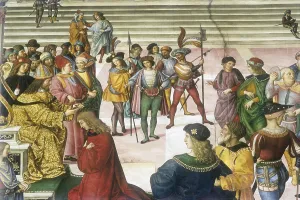 Sienese Prints: Piccolomini Library. Piccolomini is crowned poet laureate by Frederick III
