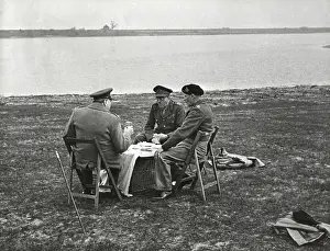 Lcgr1501 Prints: Picnic on the Rhine River in the Netherlands