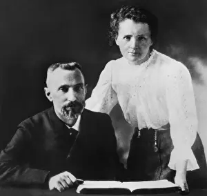 Physicists Prints: Pierre Curie and Marie Sklodowska Curie (1867-1934)